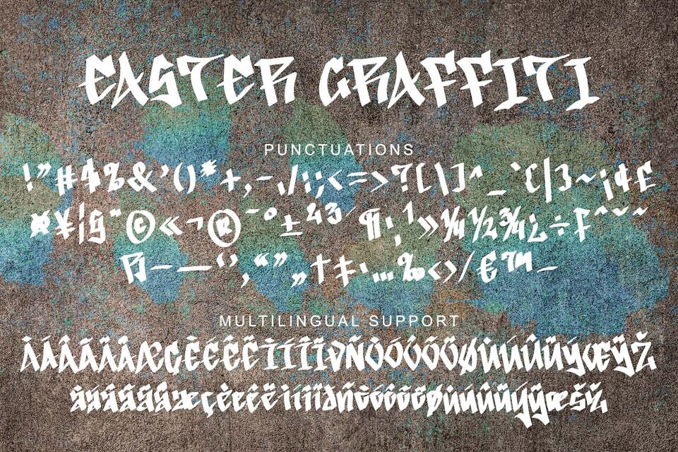 Easter Graffiti Font