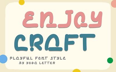 Enjoy Craft Font (4)