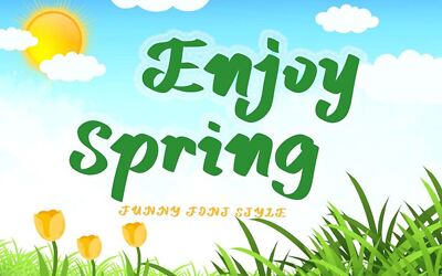 Enjoy Spring Font (5)