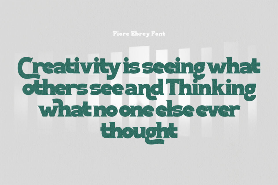 Fiore Ebrey Font