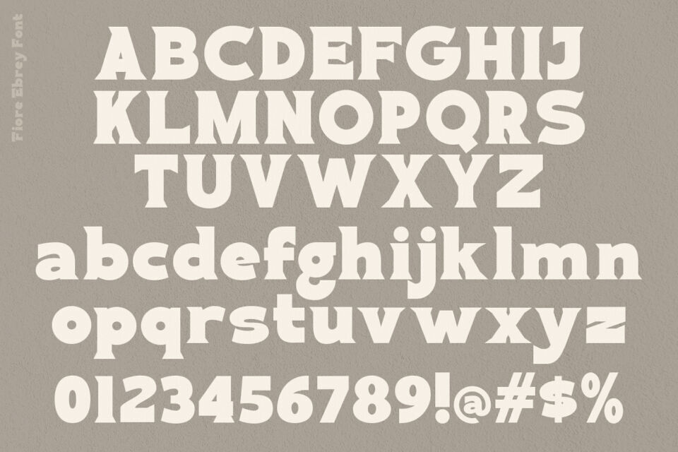 Fiore Ebrey Font
