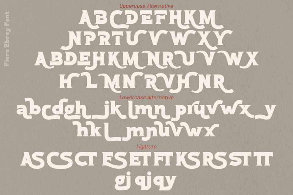 Fiore Ebrey Font