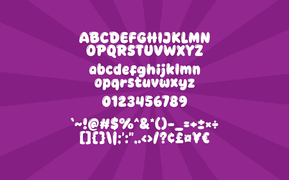 Game Bubble Font