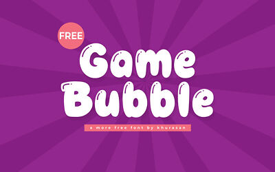 Game Bubble Font (3)