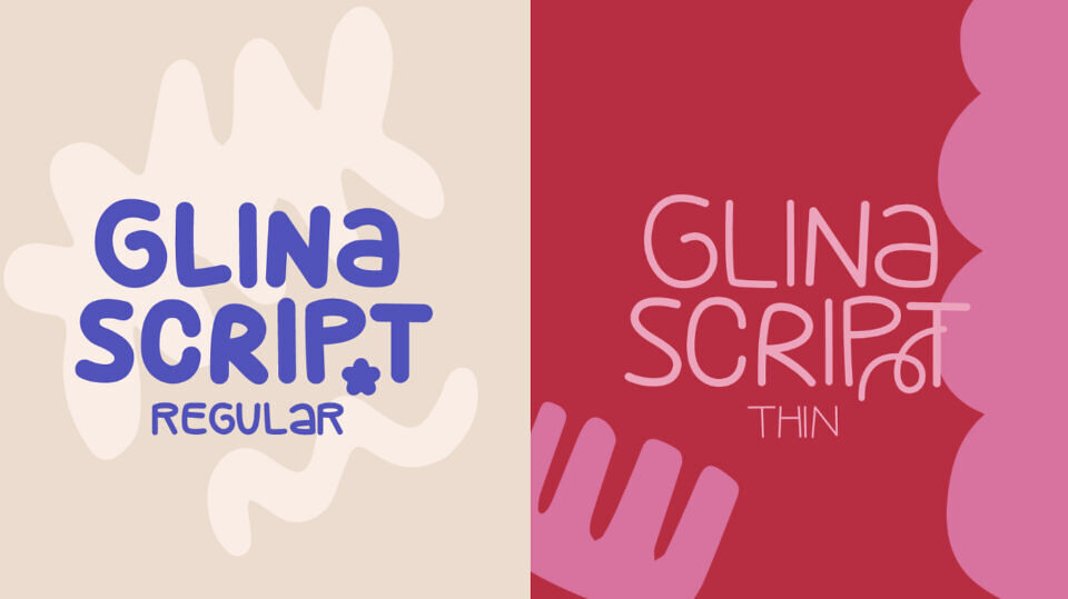 Glina Script Font