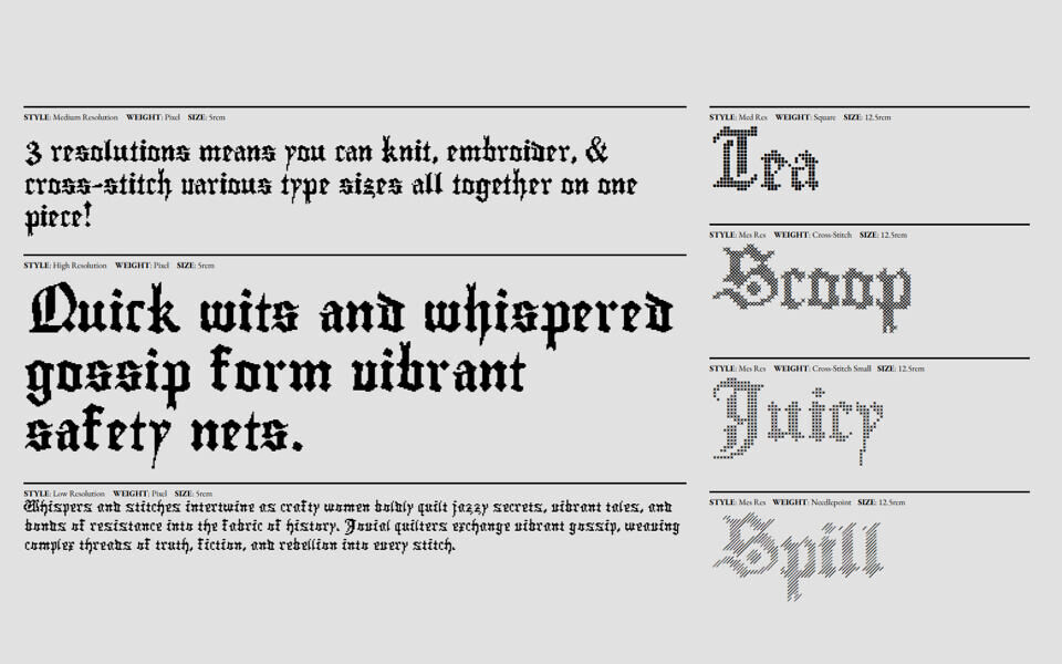 Gossip Font