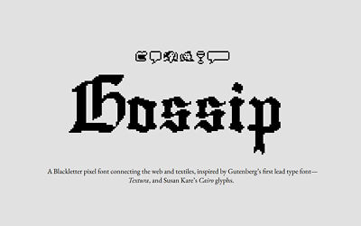Gossip Font