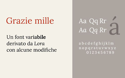 Grazie Mille Font