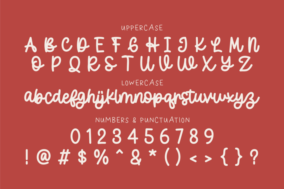 Holiday Bakery Font
