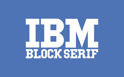 IBM Block Serif Font (2)