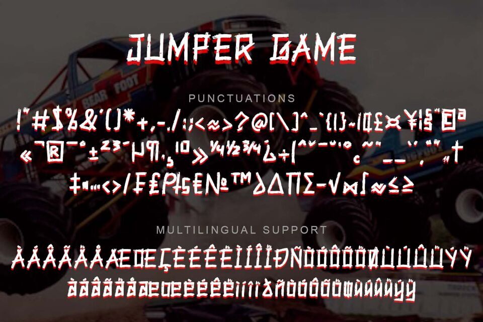 Jumper Game Font