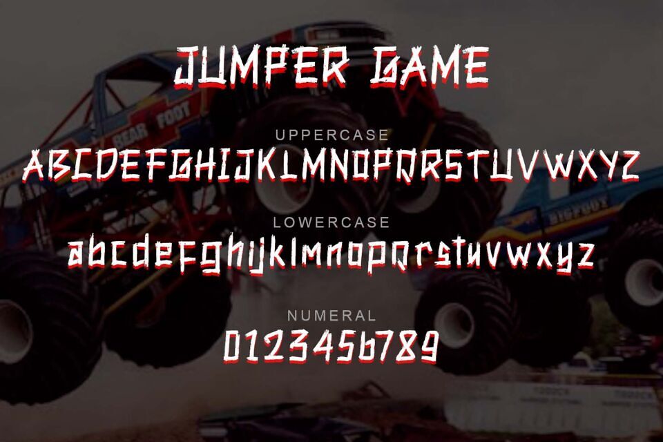 Jumper Game Font