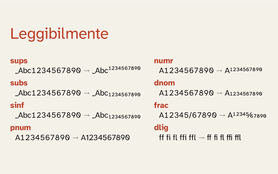 Leggibilmente Font