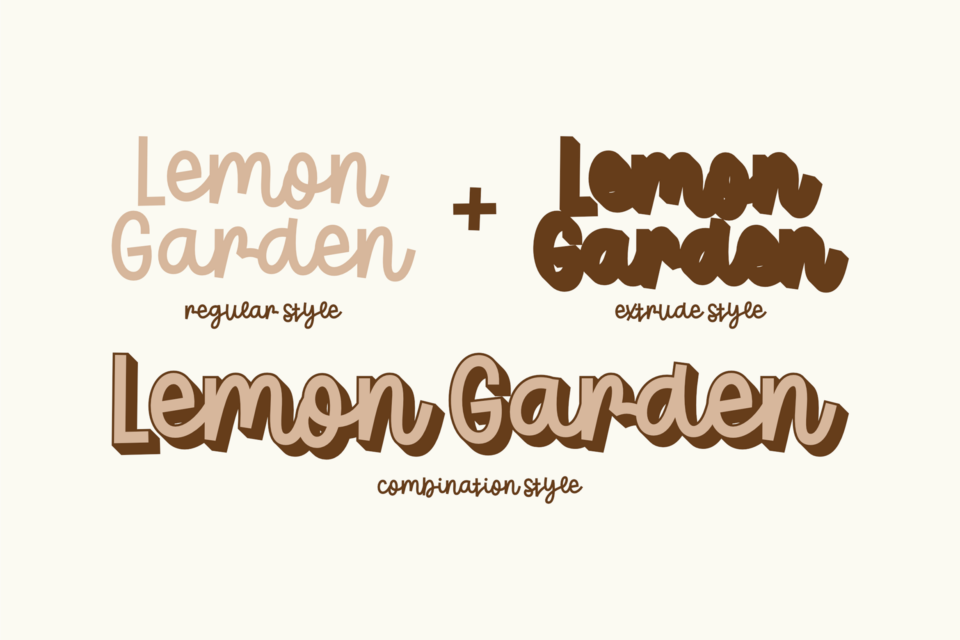 Lemon Garden Font