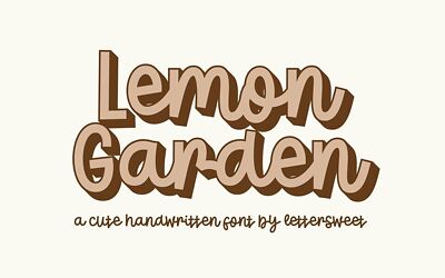 Lemon Garden Font (5)