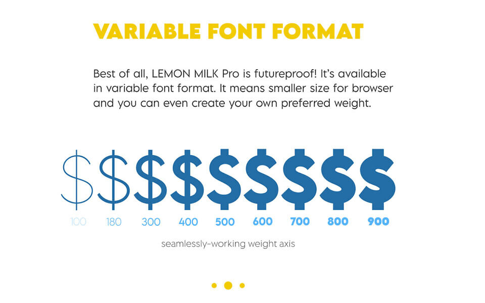 Lemon Milk Font