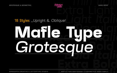 Mafle Type Grotesque Font (7)