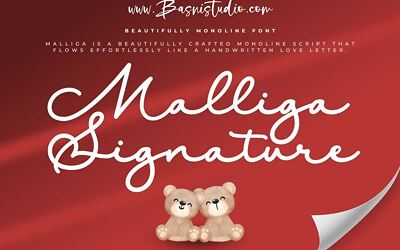 Malliga Signature Font (3)