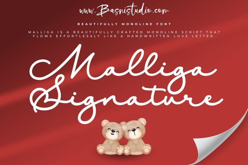 Malliga Signature Font