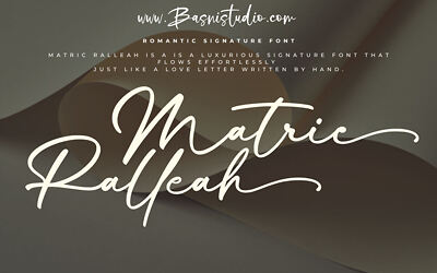 Matric Ralleah Font (1)