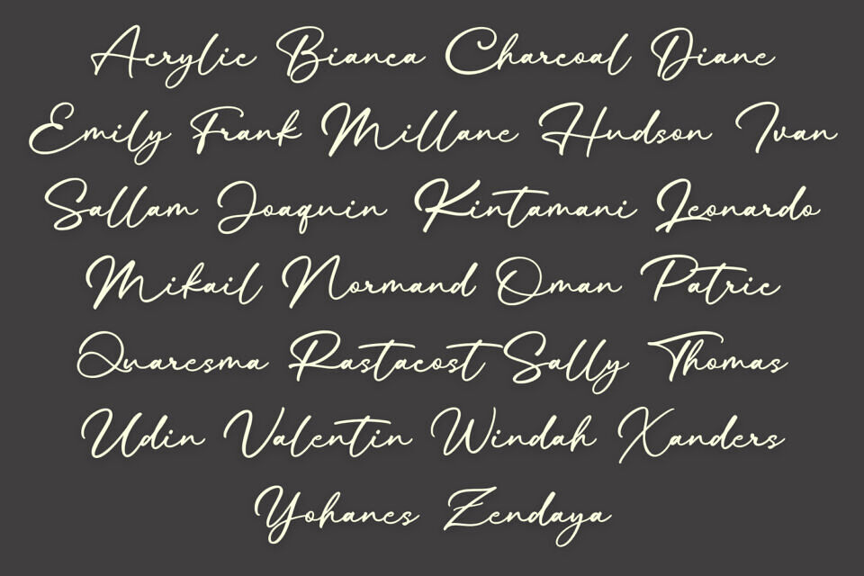Matric Ralleah Font