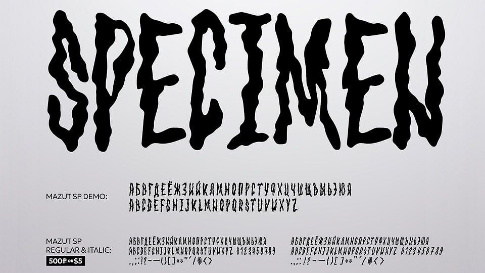 Mazut SP Font