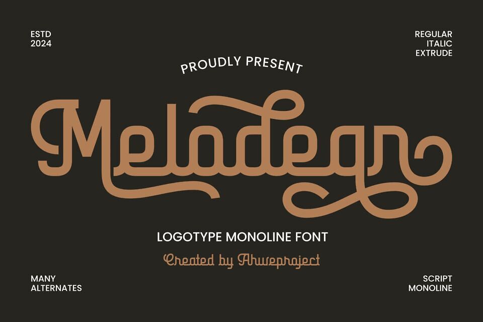Melodean Font