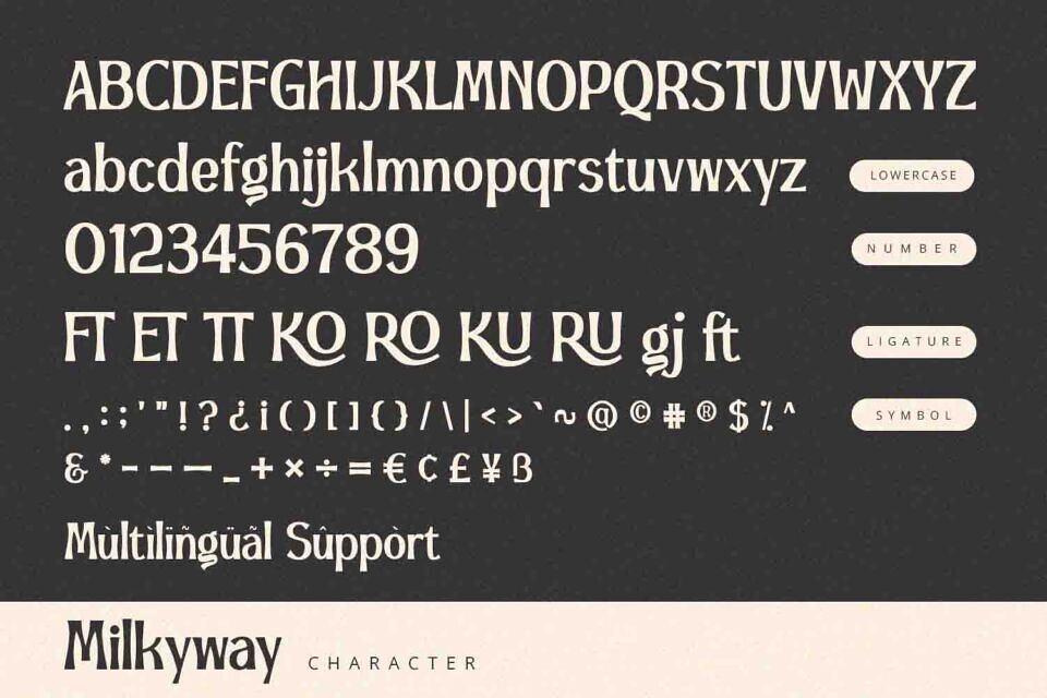 Milkyway Font