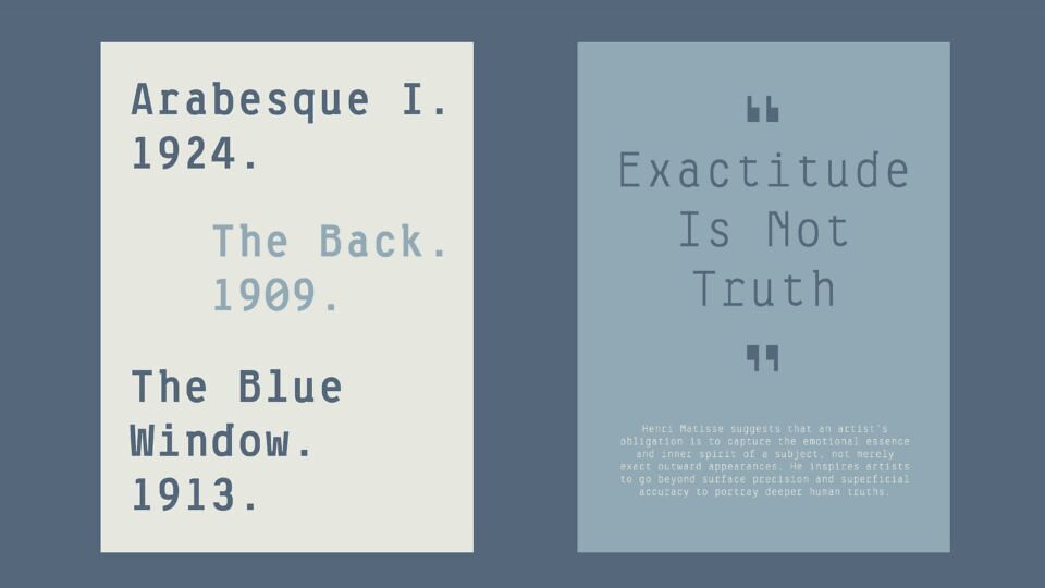 Monomon Tall Typeface