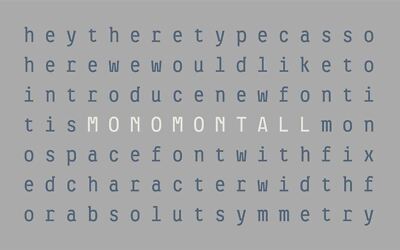 Monomon Tall Typeface (5)