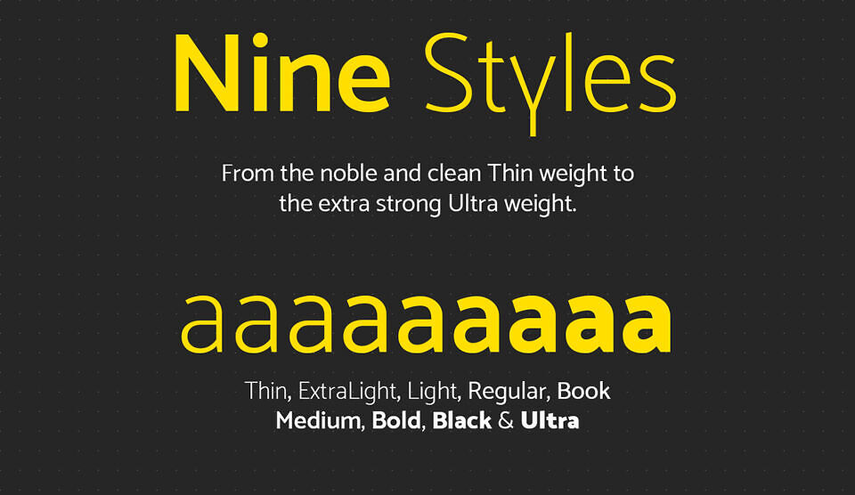 Mosk Typeface