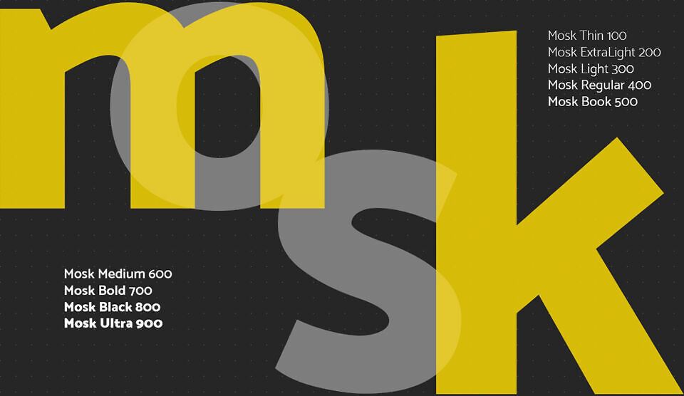 Mosk Typeface