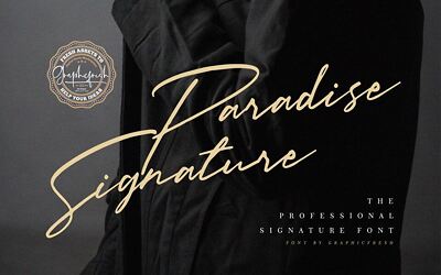 Paradise Signature Font (5)