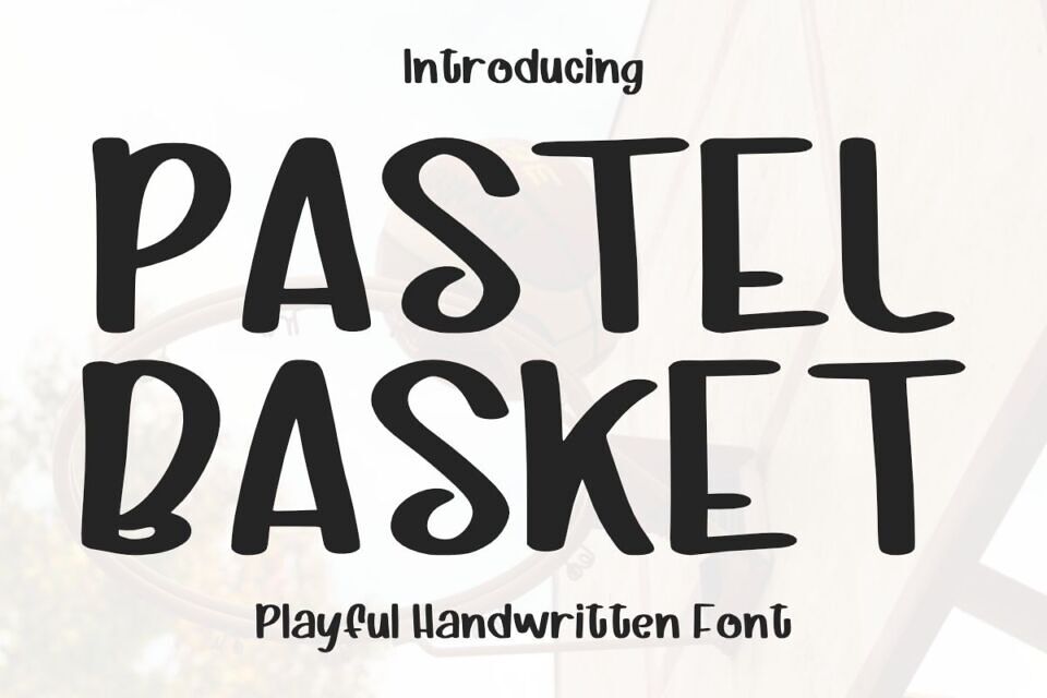 Pastel Basket Font