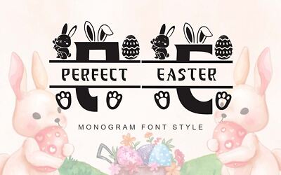 Perfect Easter Monogram Font (5)