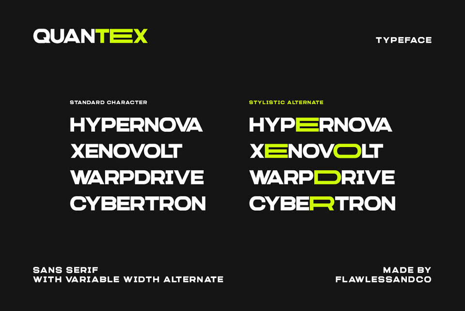Quantex Font