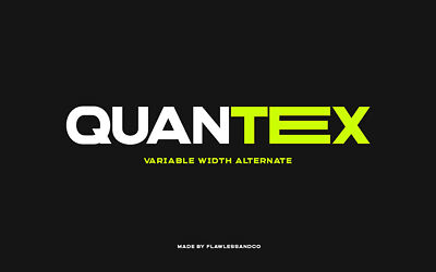Quantex Font (6)