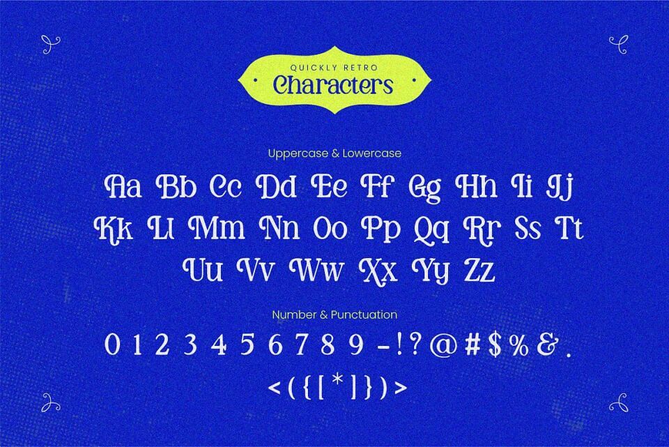 Quickly Retro Font