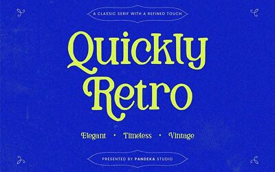 Quickly Retro Font (5)