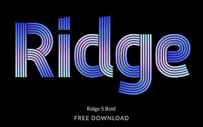 Ridge 5 Bold Font (7)