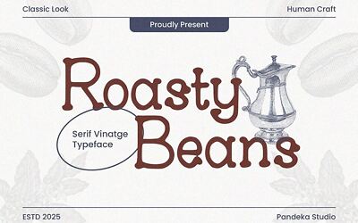 Roasty Beans Font (7)