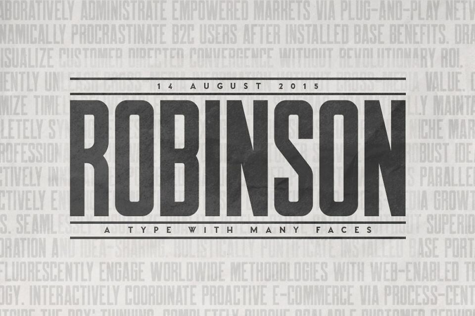 Robinson Typeface