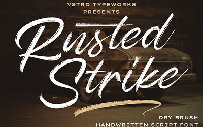 Rusted Strike Font