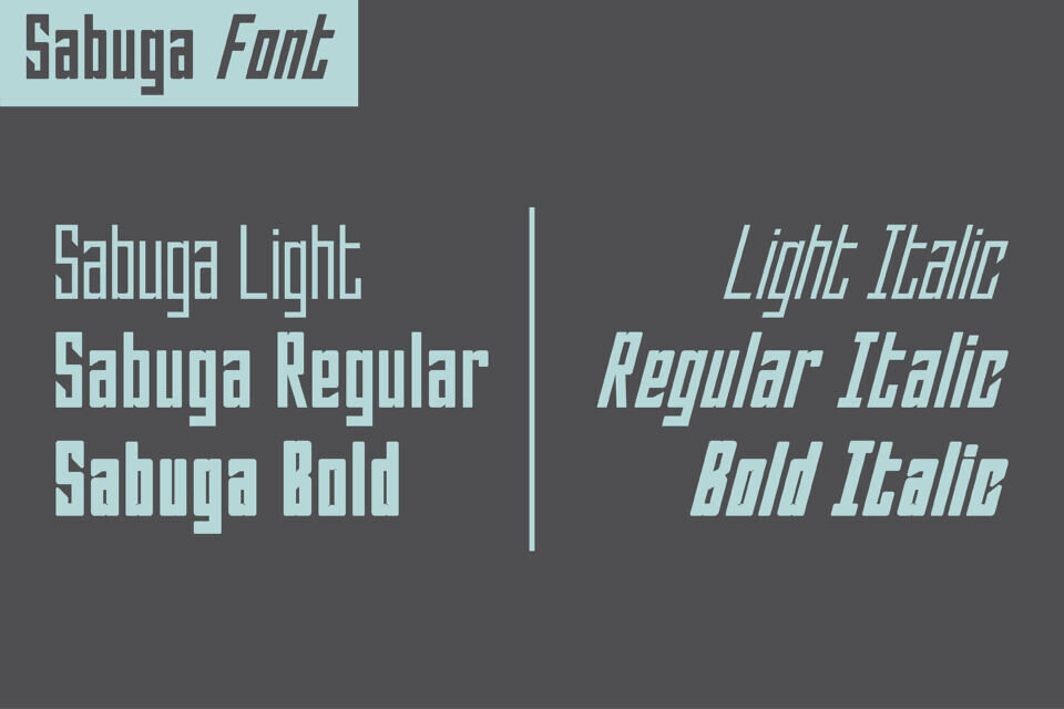 Sabuga Font