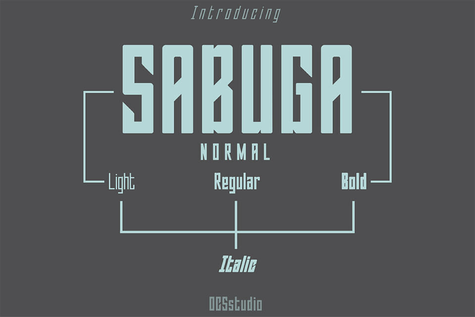 Sabuga Font