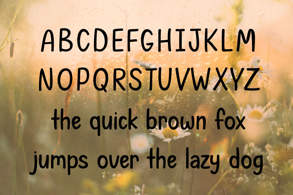Spring Rainstorm Font