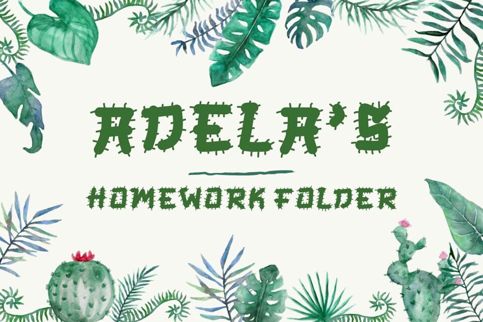 Sprinkle Cactus Font