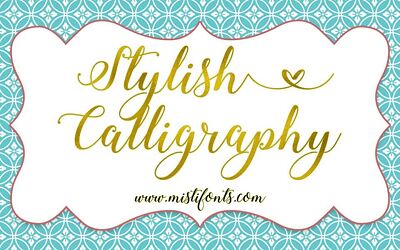 Stylish Calligraphy Font