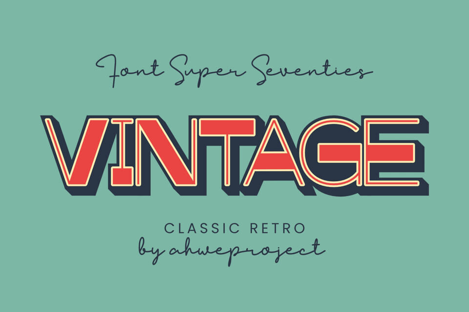 Super Seventies Font