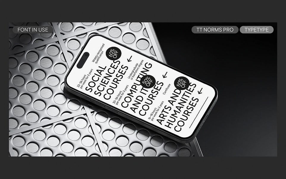 TT Norms Pro Typeface